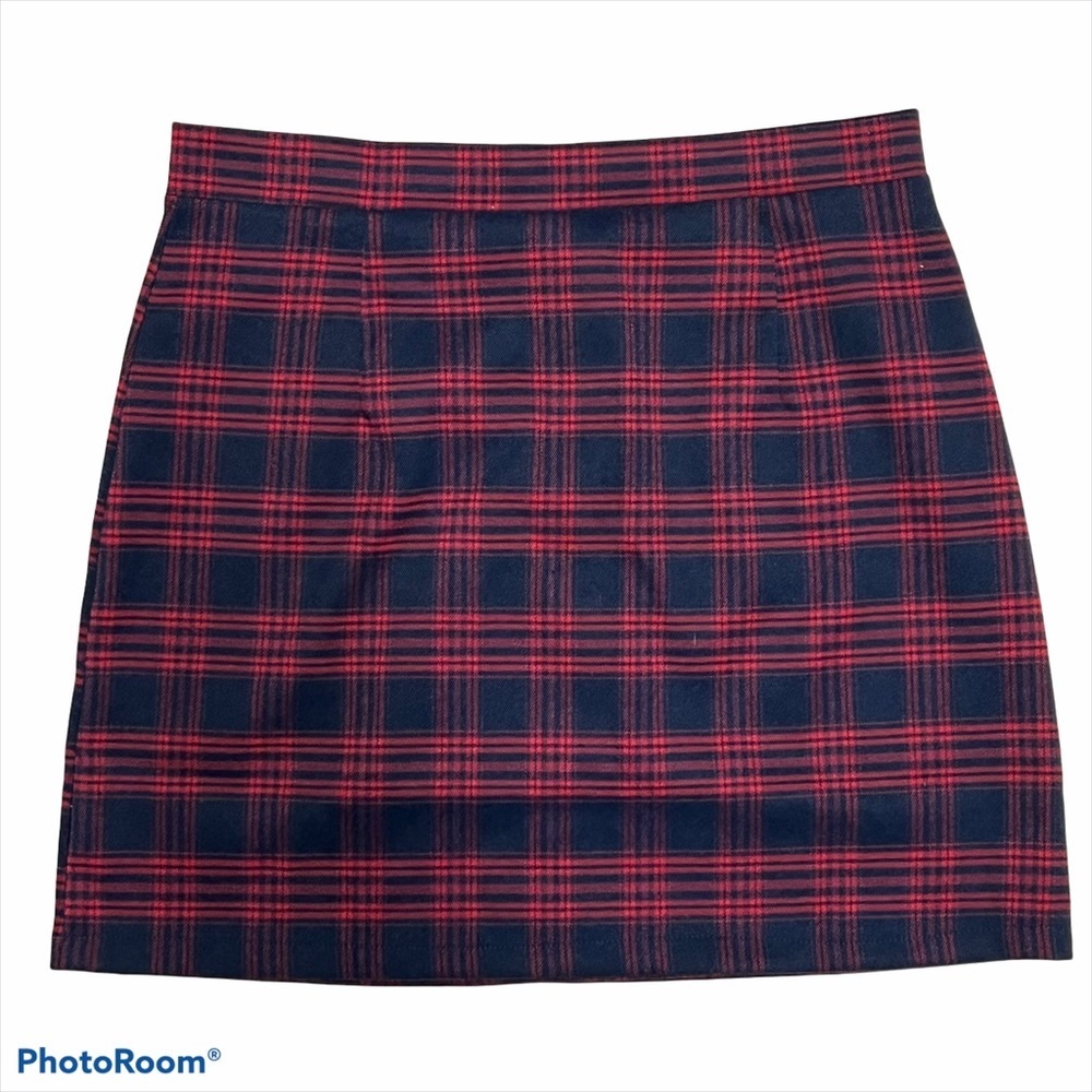 Plaid Pencil Mini Skirt NWOT